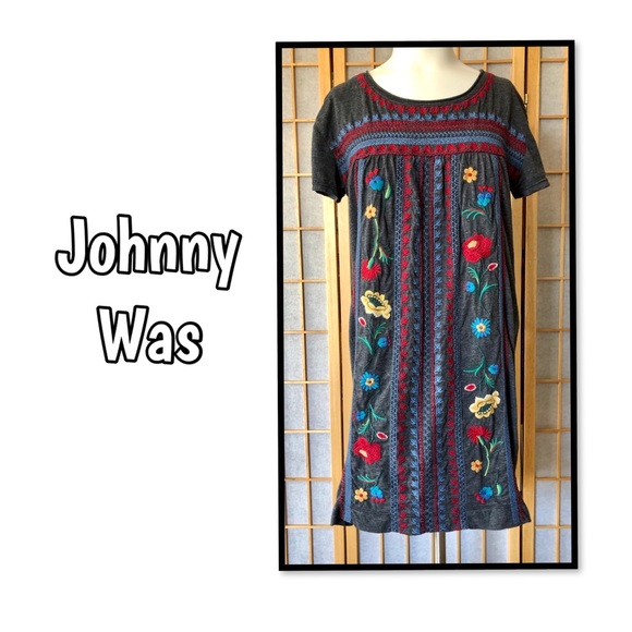 Johnny Was Dresses & Skirts - Johnny Was Floral Embroidered Dress
